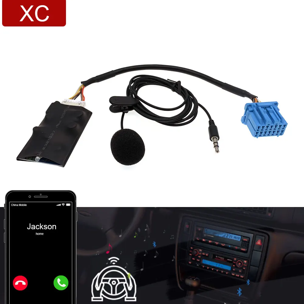 BluetoothKit50CarAudioAdapter35mmAUXInterfaceCDChanger