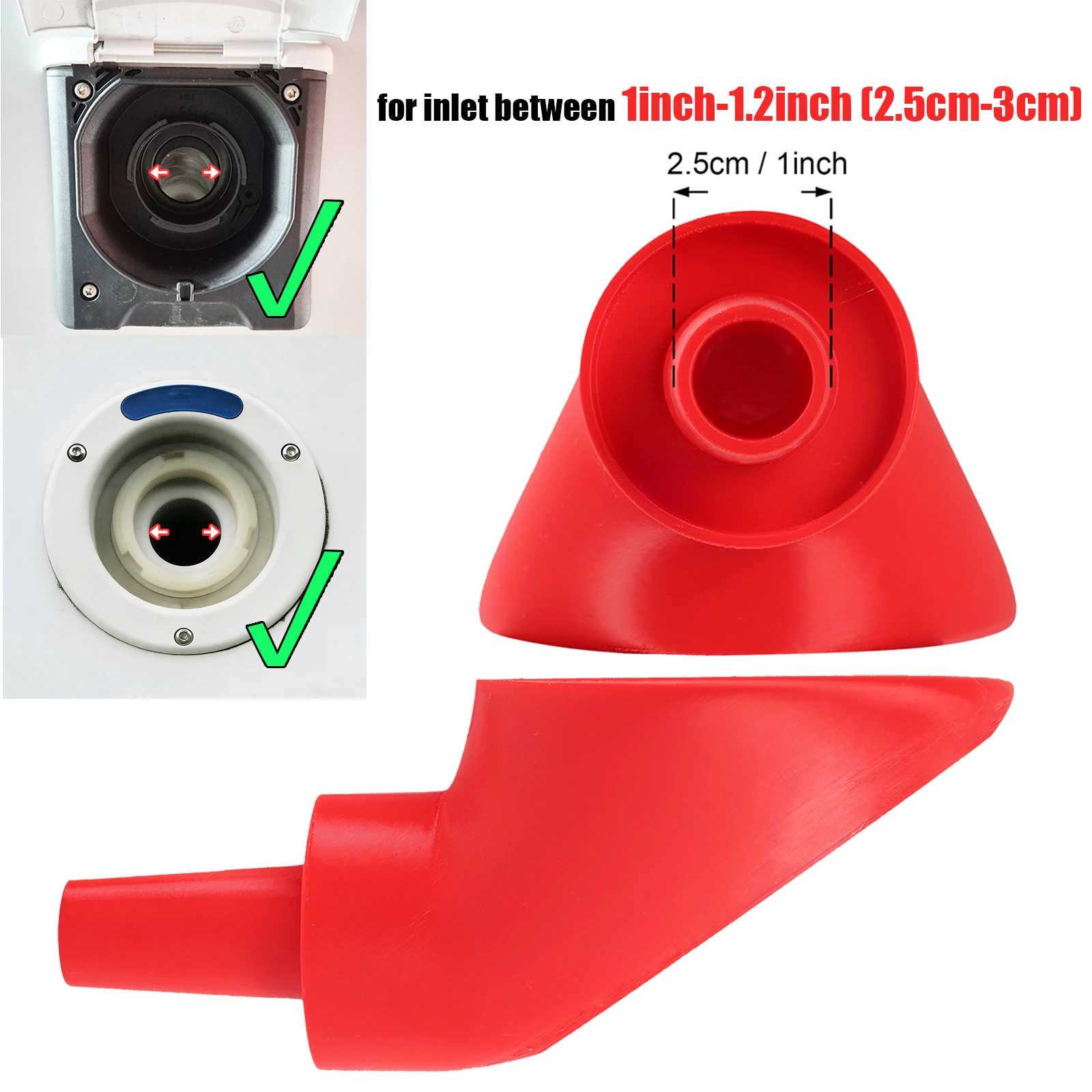Embudo de llenado de agua para Camper Campervans RV Caravana para Club Joker Coachmen Clipper P giornsl Dethleffs c'joy Fendt Jayco