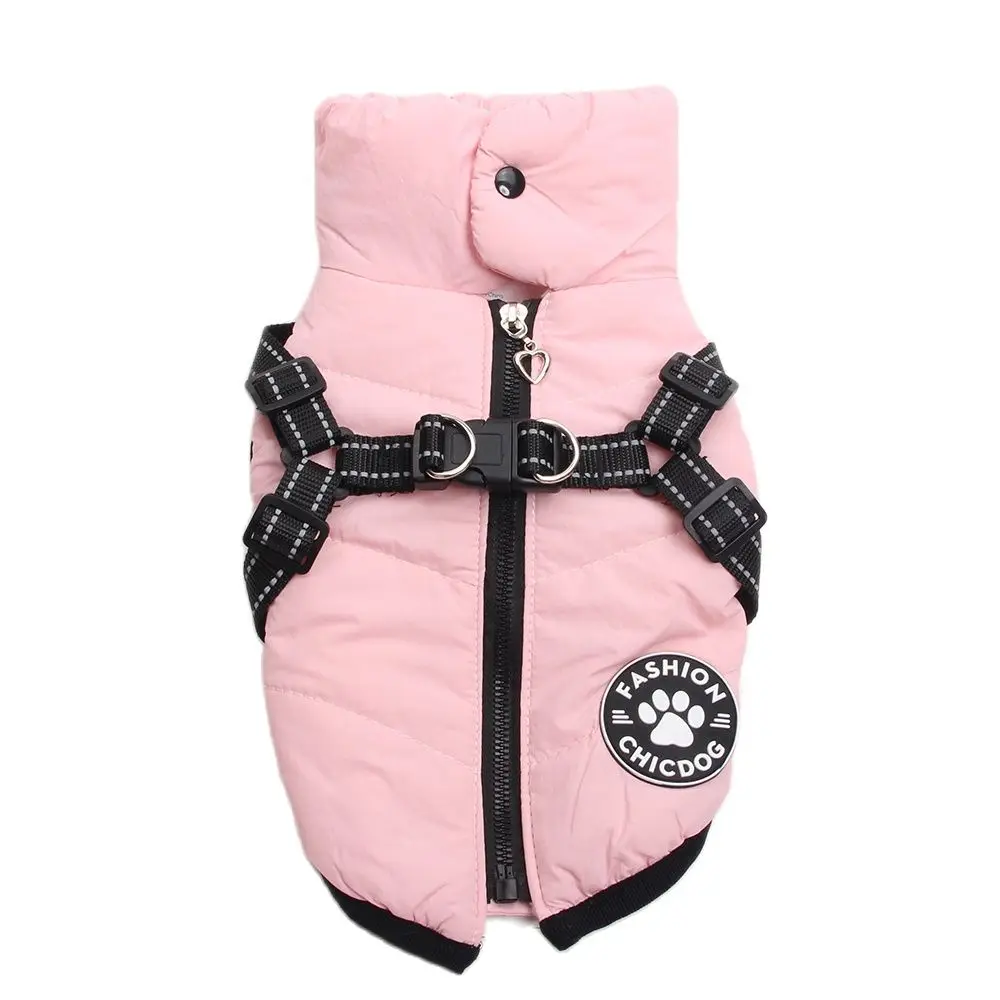 Dogs-and-Cats-Coat-Jacket-Pet-Vest-Dog-Pet-Harness-Zipper-Design-Puppy ...