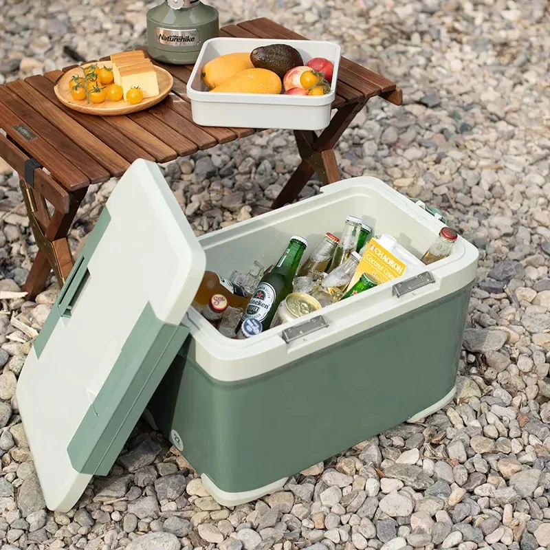 22L PP Outdoor Picnic Incubator Cooler Box Portable Camping Food Refrigeration Camping Coolers Preservation Cold Beer 6