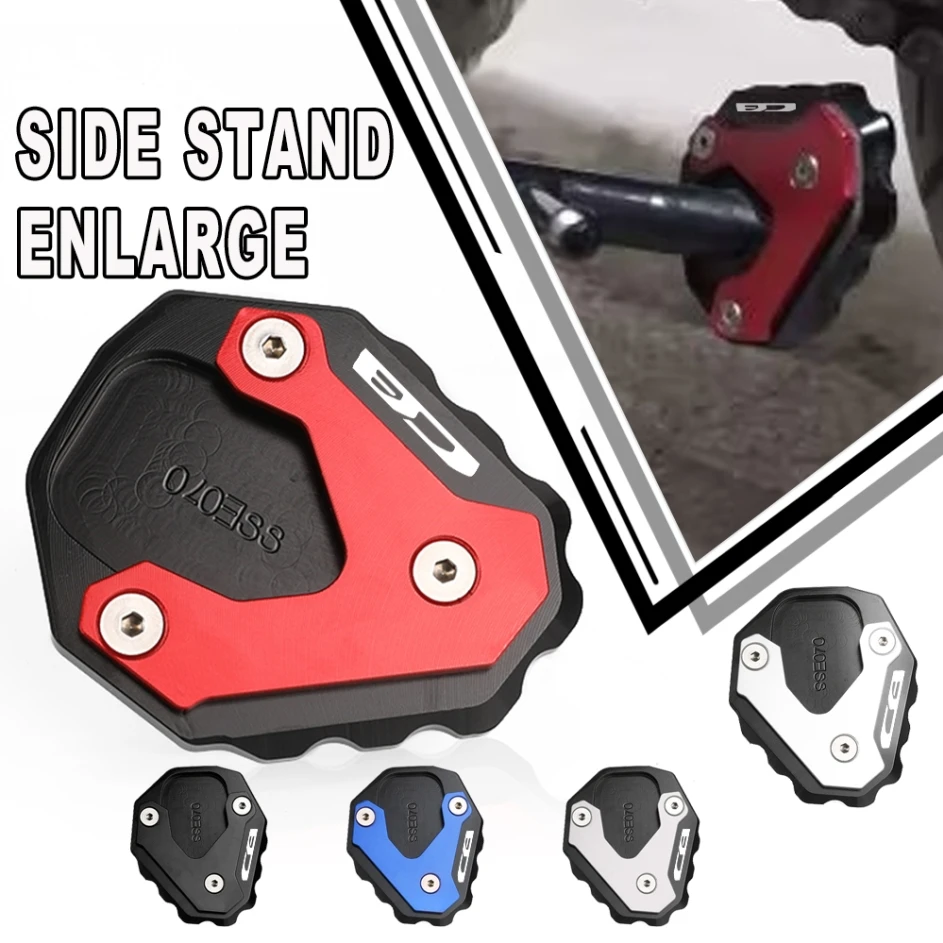 

For HONDA CB500X CB400X CB125R CB300R CBR300R CBR500R 2018-2023 Kickstand Enlarge Plate Foot Side Stand Enlarger Extension Pad