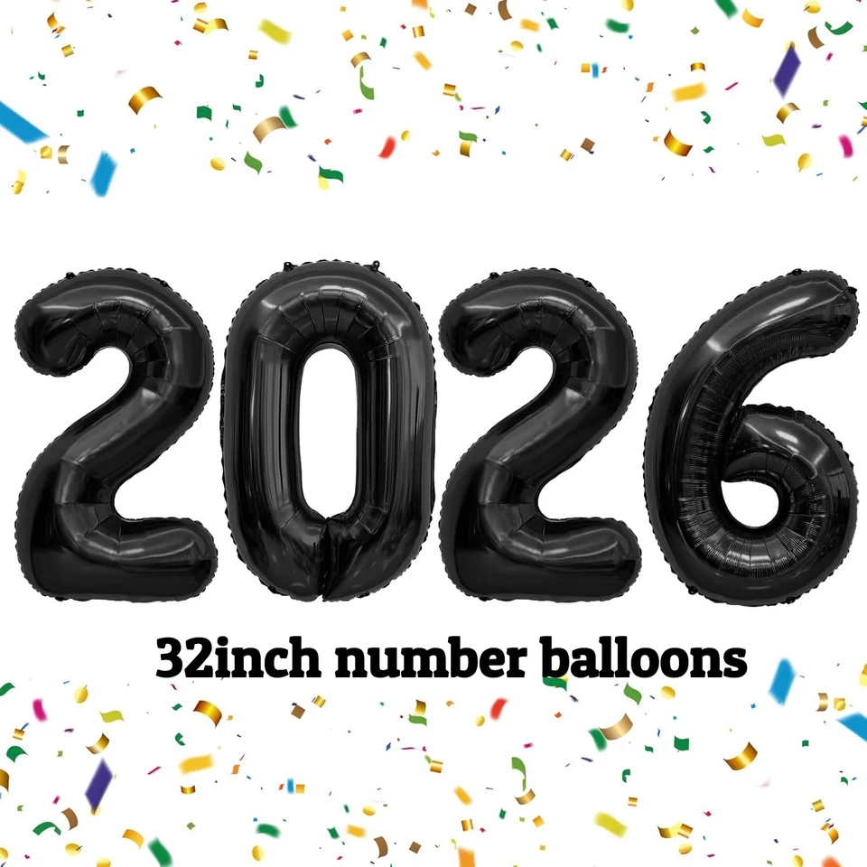 Lot De 2 Ballons Gonflables En Forme De Chiffre 43, Numéro 43, Ballons