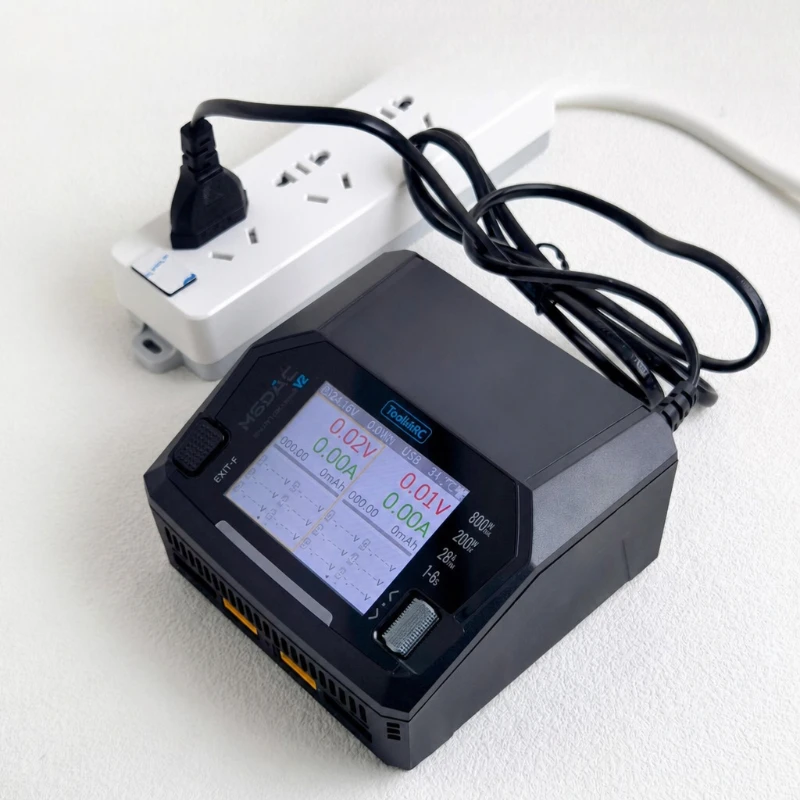 ToolkitRC M6DAC V2 Интеллектуальное быстрое зарядное устройство LiPo LiHV 1-6S Зарядное устройство для моделей радиоуправляемых автомобилей FPV Drone thumbnail 5