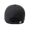 Autumn Winter Men Warm Baseball Cap Fleecing Thickening With Ear Muffs Hat Outdoor Winterproof Cotton Hat Gorras Casquette Bone 4