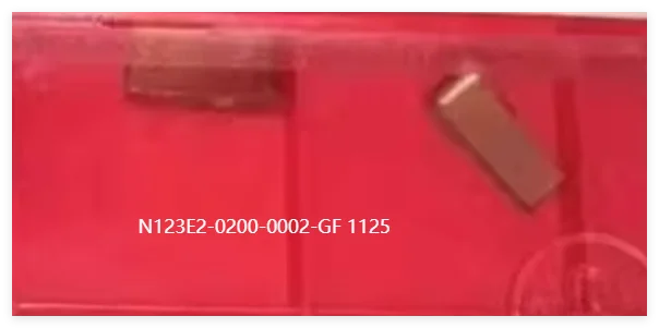 카바이드 인서트 N123E2-0200-0002-GF 1125, 10 개