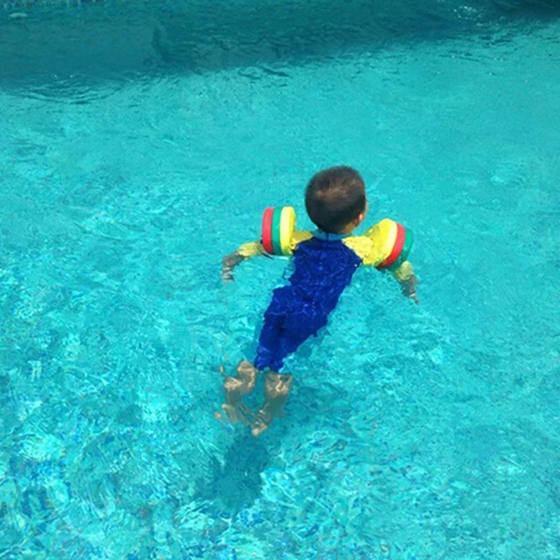 

Creative High Buoyancy Soft Baby Swimming Pool Swimming Armbands Learning Swimming Ring Eva Arm Floating Material 1PC