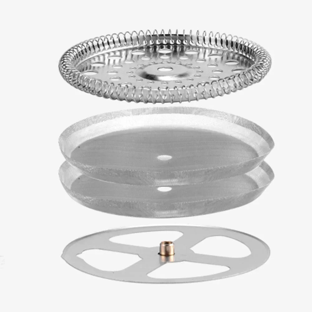 Coffee Pot Filter 3pcs French Press Filters Mesh Filter Replacement For 350 800 1000ML For Espresso Machine Coffee Pot Filter Mesh Coffeeware