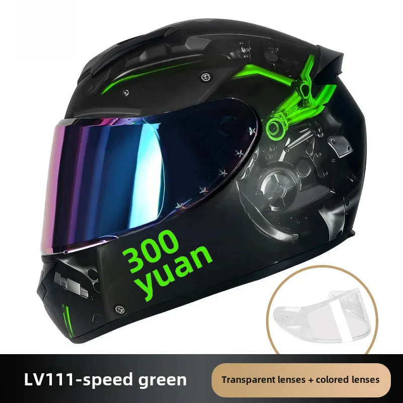 thumbnail image 1 of Casco de motocicleta con certificación 3C Casco integral para motocicleta eléctrica para todas las estaciones Nuevo estándar nacional Clase A Fábrica de exportación de Dot, 1 of 5