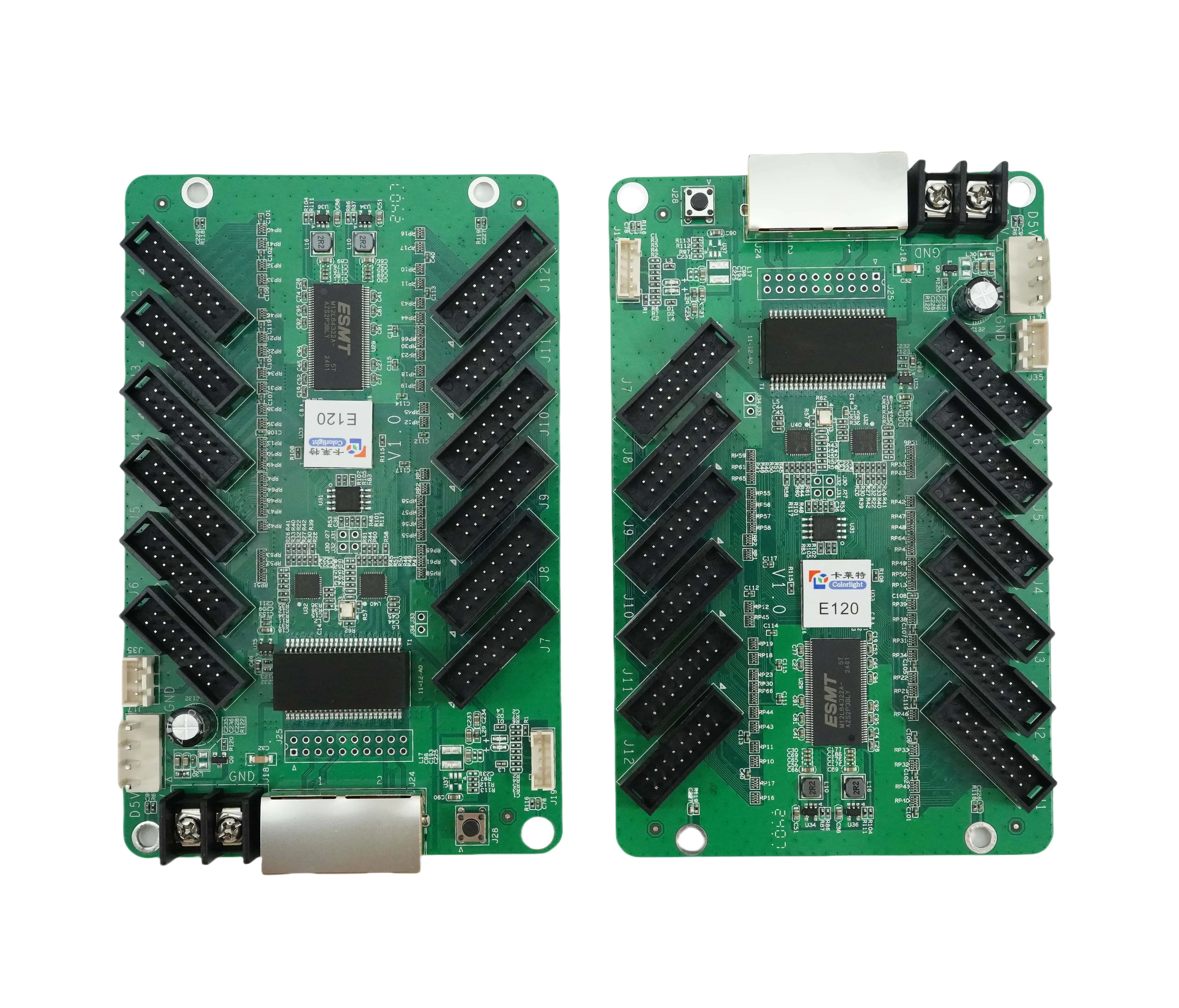 Colorlight E120 HUB75 풀 컬러 LED 패널, LED 비디오 월, RBG 픽셀 LED 디지털 사이니지, LED 수신 카드