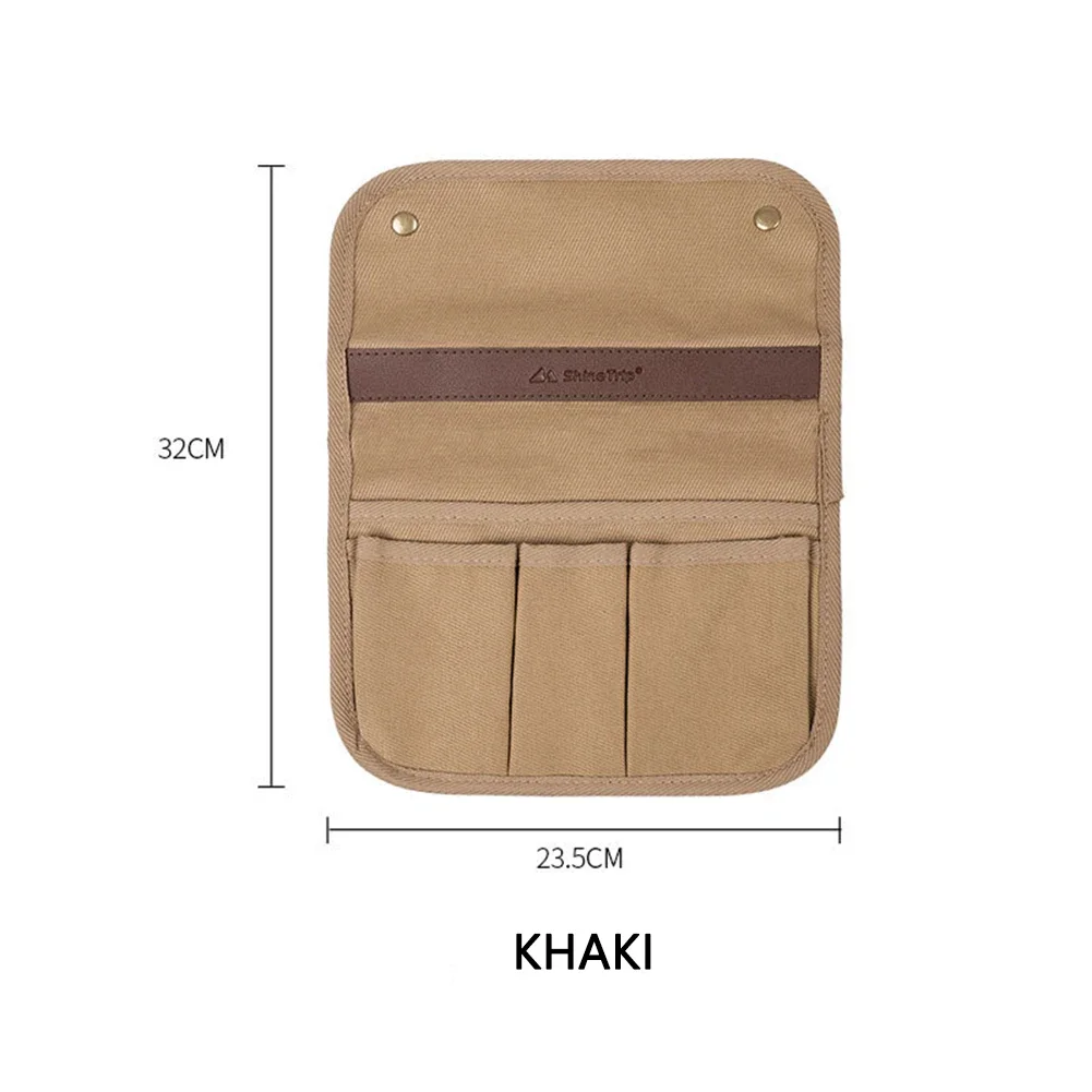 Armrest Side Storage Bag Side Pocket Couch Arm Organizer Multi-pockets Chair Armrest Hanging Bag Portable for Camping Picnic