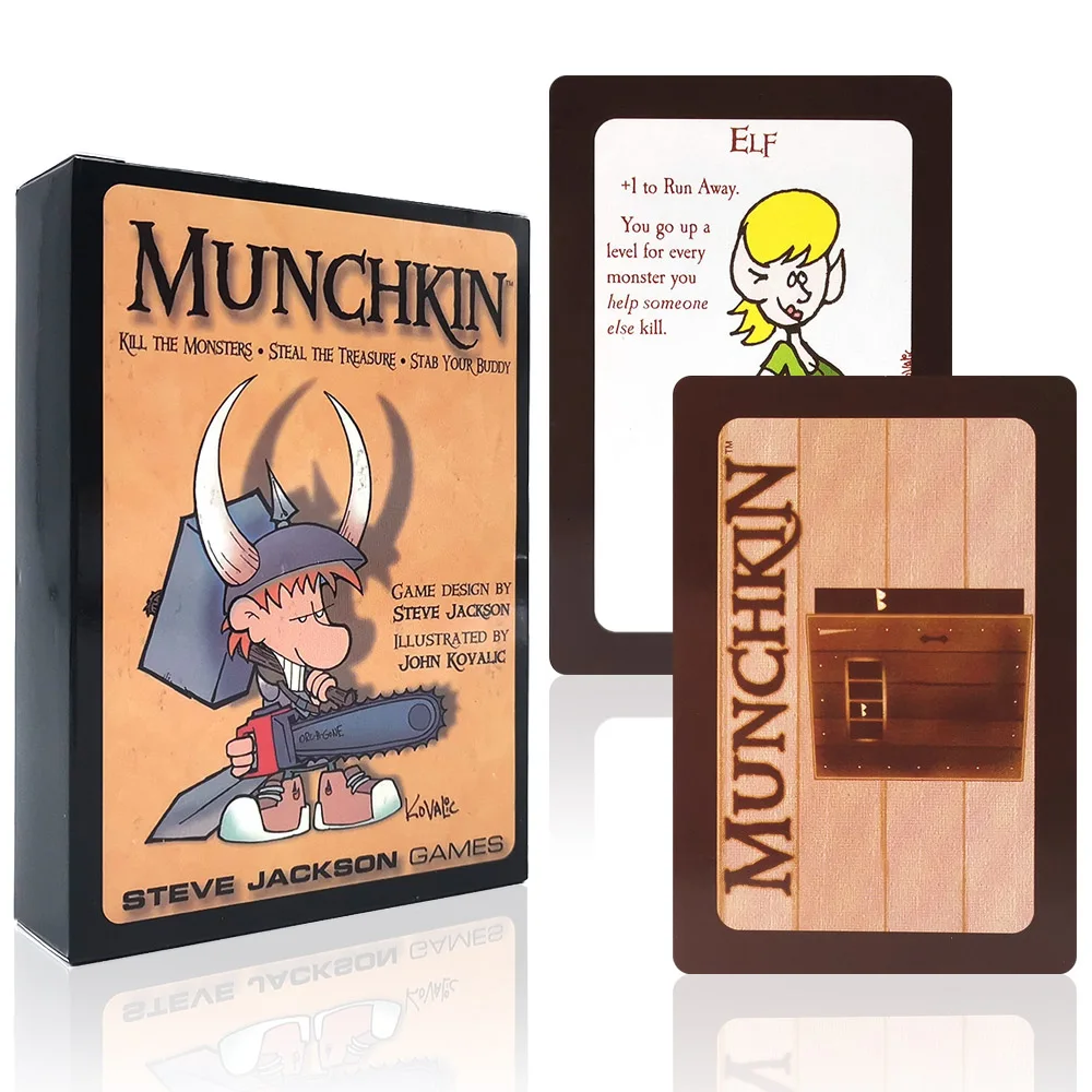 board game Munchkin basic full English version funny monsters playing cards for kids adult 3-6 players party card gifts |