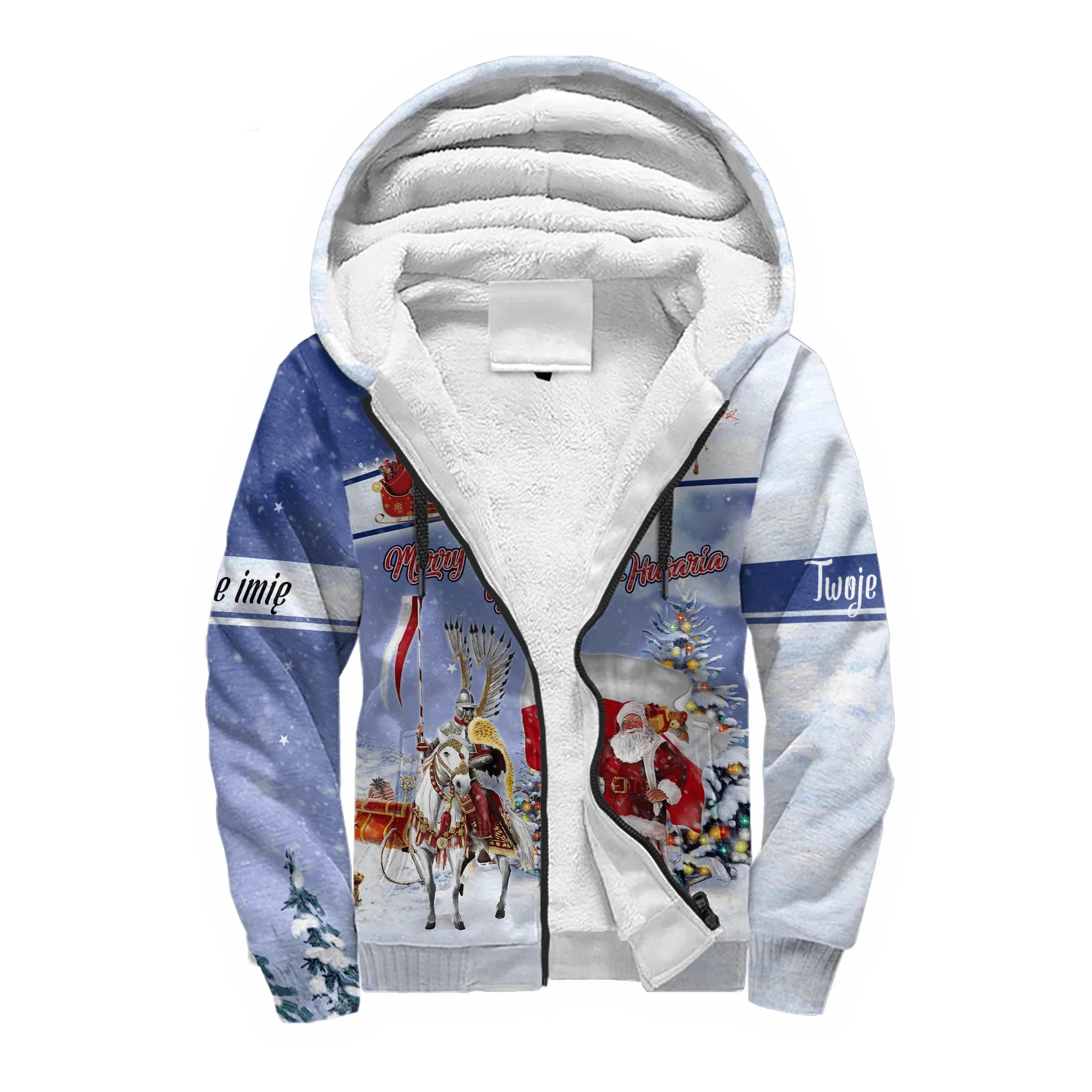 PLstar Cosmos Merry Christmas 3D Printed Mens Winter Thicker Zip Hoodie Unisex Casual Hooded Tracksuit Warm Fleece Jacket KD32