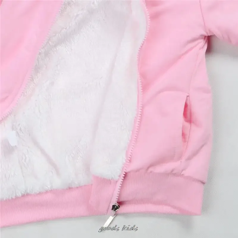 Kids Jackets Disney Stitch Youth Children Winter Jackets Girls Cotton Padded Kids Boy Jacket Warm Outerwear Autumn Casual Kids Coats Winter