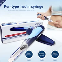 Portable Lilly Sanofi Lancing Pen Syringe Insulin Lancet Pen 3ml Diabetic Products Blood Sugar Injection for Diabetes 25/50