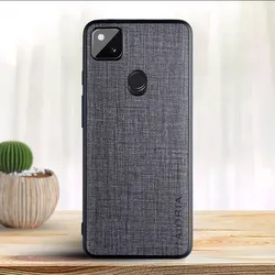 Stylish Cross Pattern Waterproof Phone Case - Durable TPU+PU 2 - in - 1 Material for Pixel 5 (Grey)