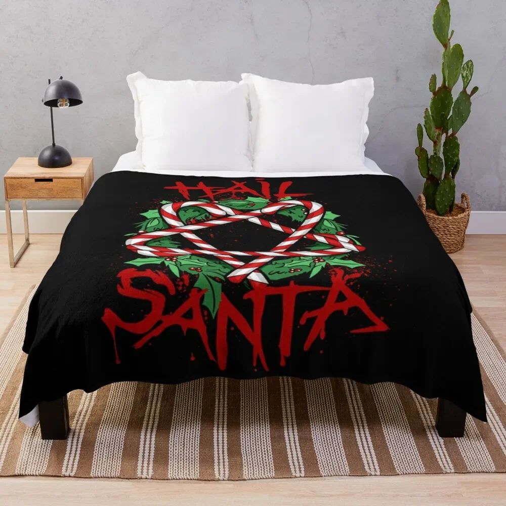 

Hail Santa Throw Blanket Baby Blankets Sofas Of Decoration christmas gifts Blankets