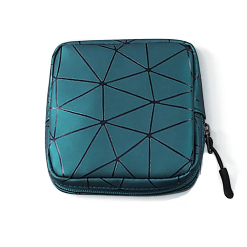 PU sanitary napkin storage bag, waterproof portable makeup bag, aunt bag, portable wallet, small bag wallet