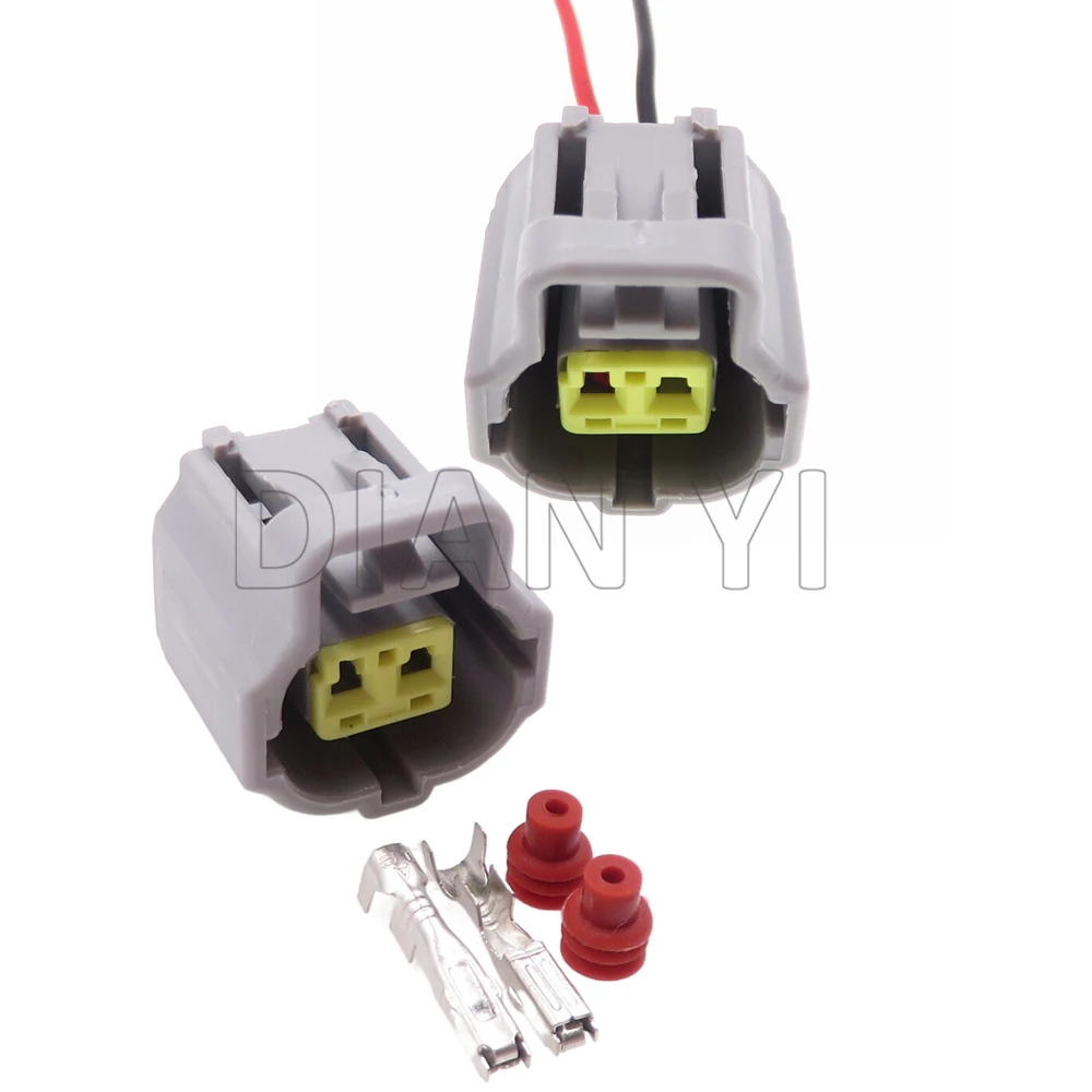 

1 Set 2 Way Starter Car Plastic Housing Connector 184006-2 178392-2 Automobile Water Temperature Sensor Wiring Socket For Toyota