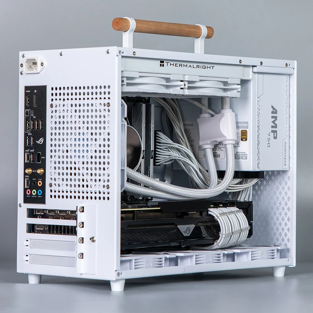 Portable Computer Case Cold Roll Shell PC Gaming Case Desktop PC 360mm Graphics Card ITX MATX Motherboard ATX Power Supply