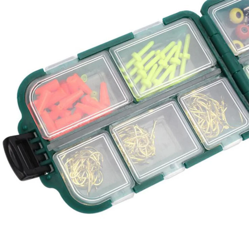 7 Day 10 Grids Medicine Box Multifunctional Storage Medicine Small Items Storage Multi color Luya Fish Bait Container Dispenser
