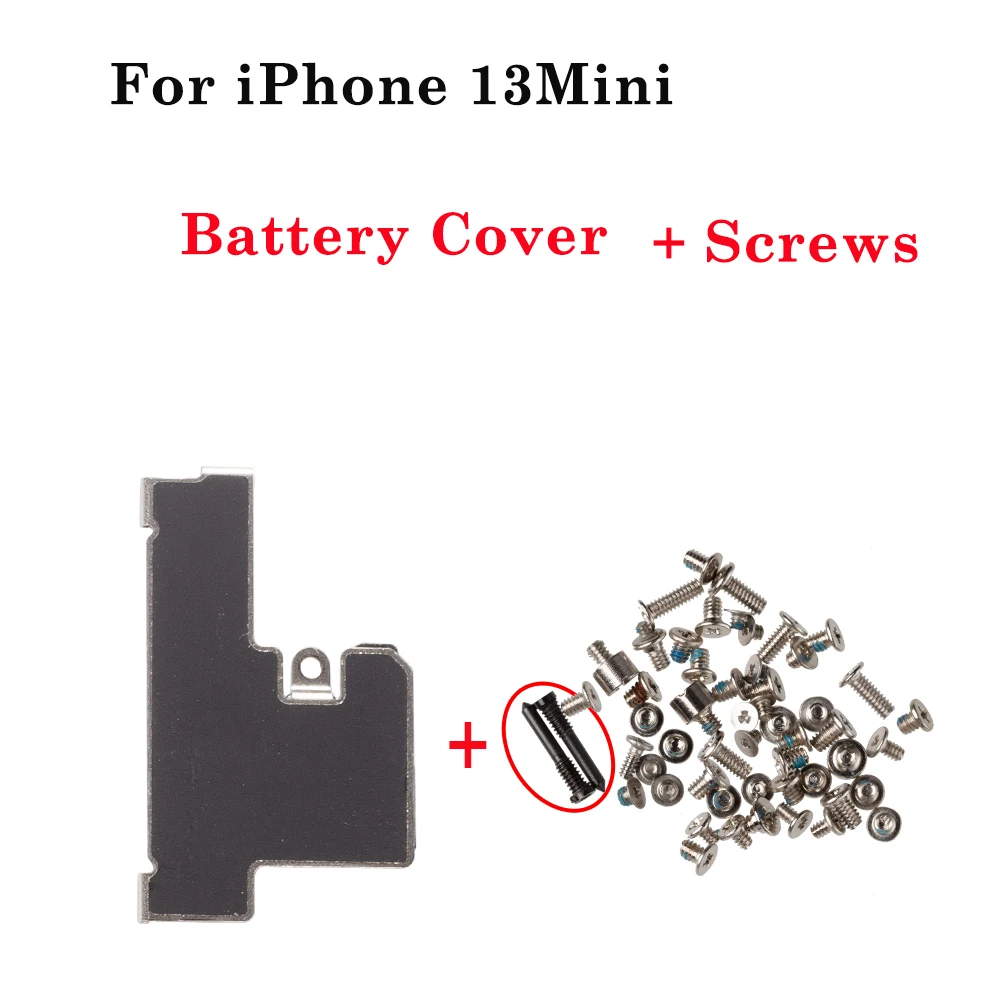 Enhanced Battery LCD Flex Cable Cover with Complete Screw Set and Internal Metal Bracket Clip Holder