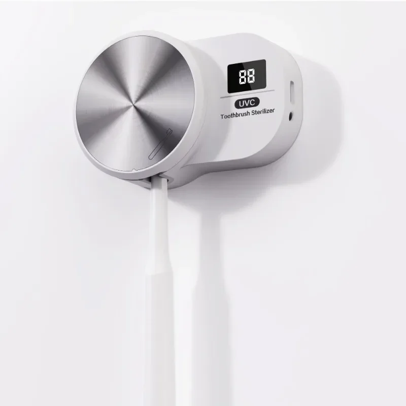 UV Toothbrush Holder Sanitizer Tooth Brush Head Disinfection Box Intelligent Induction Germicidal Storage Stand Single Portable