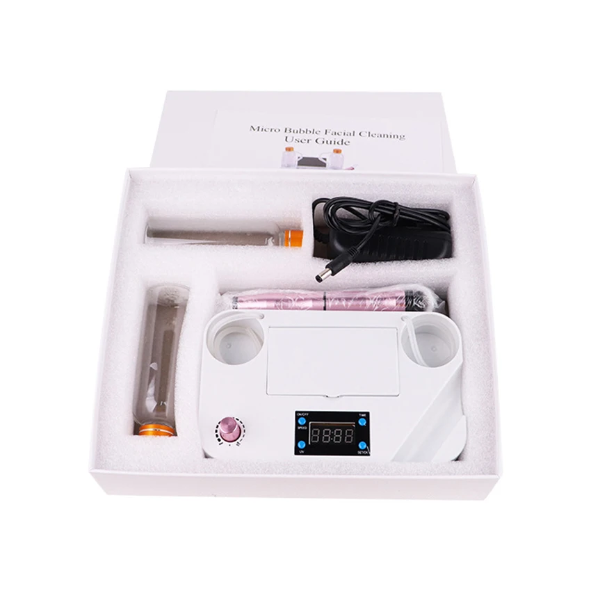 Small Bubble Cleansing Machine Blackhead Removal Water Spray Hydro Jet Beauty Tool Face Pores Vacuum Suction Acne Cleaner 6