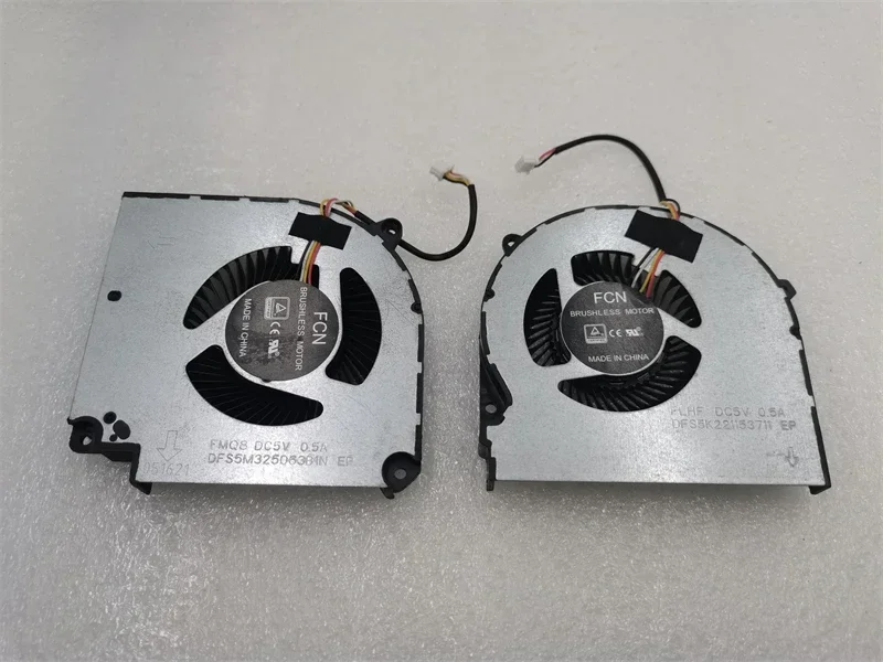 Ventilador Refrigerador para Clevo Nh50ed Fp15 Dfs5k22b15673u Flhf Dfs5k221153711 Fmq8 Dfs5m325063b1n Flhj 631-nh503200 6-31-hn503-201 - Imagem 5