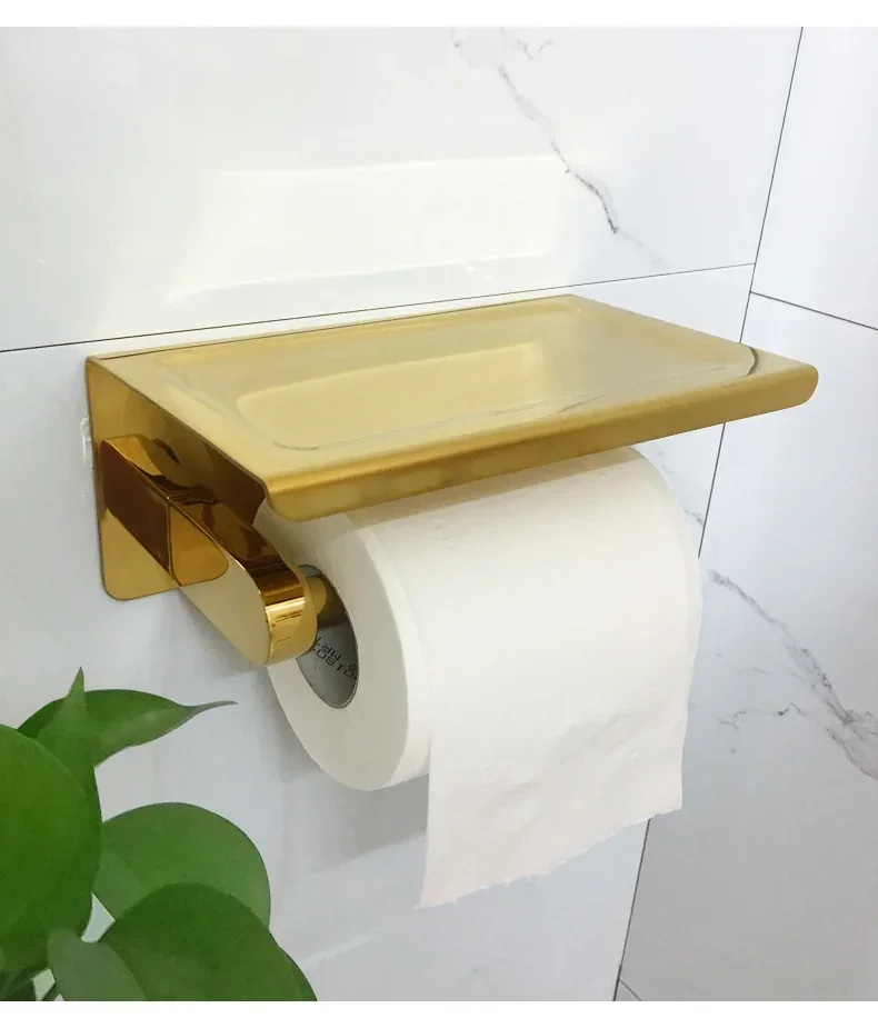 

It can be non-perforated, toilet tissue box, paper towel holder, waterproof pendant, light luxury bathroom, toilet paper box, to