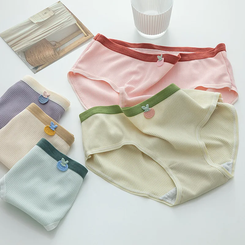 

Новое нижнее белье, женские трусики с фруктовым принтом, трусики для девушек, сексуальное нижнее белье, трусики, хлопковые шорты, трусики, Симпатичные трусики