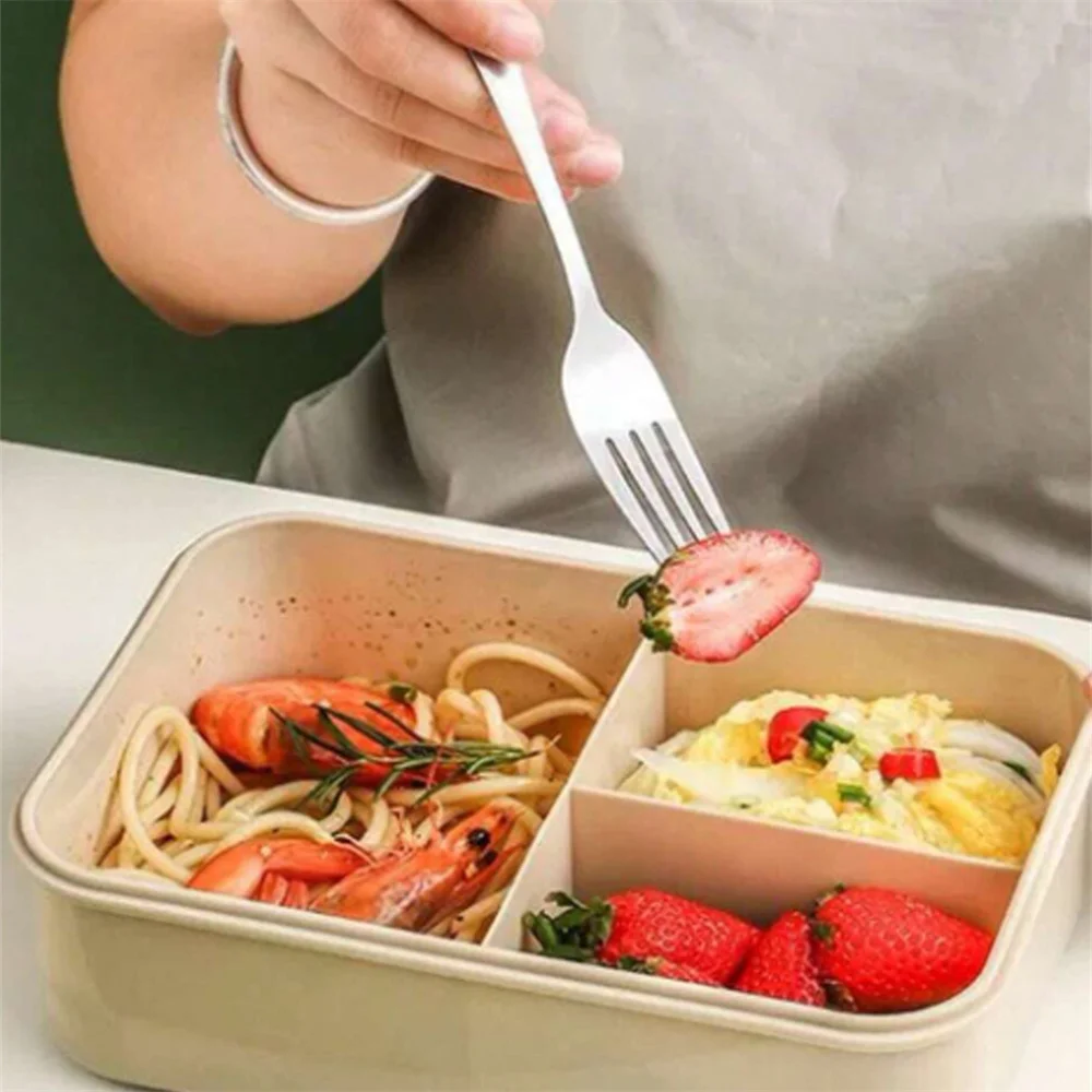 40.58oz Lunch Box with Utensils & Insulated Bag 3 Compartments Leak-Proof Bento Lunch Box for Students Workers Healthy Meal Prep - 3