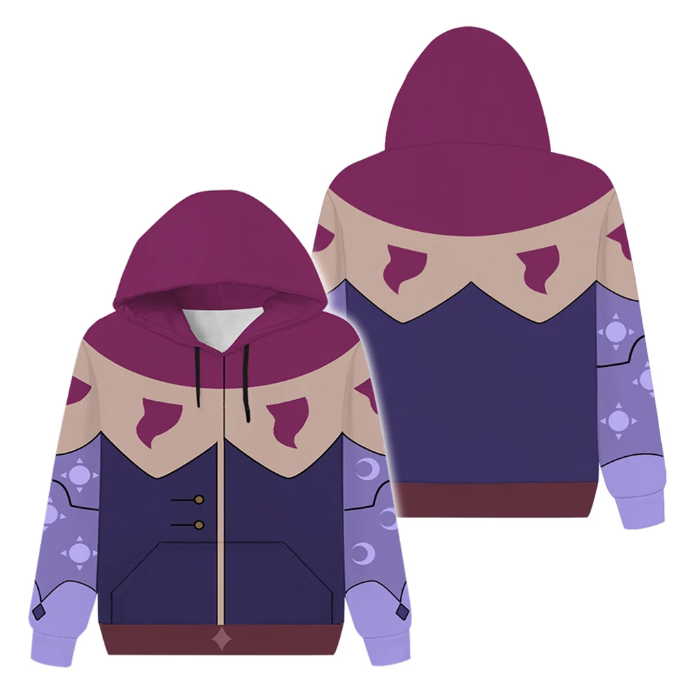 thumbnail image 1 of Sudadera con capucha para cosplay de The Owl Cos House Stringbean, disfraz de Luz Hunter, sudadera con capucha para cosplay, sudadera informal para hombres y mujeres, 1 of 5