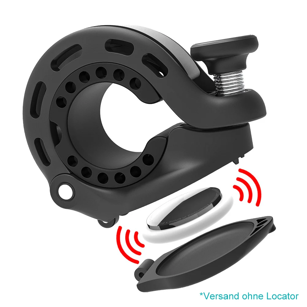 Bicycle Bell for Apple AirTag Aluminium Alloy MTB Cycling Horn Anti-Theft Airtag Case Bike Handlebar Bell for Road Bike Ebike bicycle bell,bicycle accessories,bicycle horn,mountain bike bell