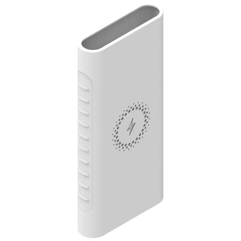 Power Bank Case 1Pc Color Soft Silicone Protective Cover for Xiaomi Wireless Power Bank 3 10000mAh Fast Charge Outdoor Anti fall