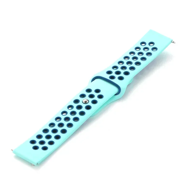 Silicone Sport Wristband - 20mm/22mm Strap in Multiple Colors