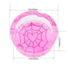 Glass Round Ashtray for Cigarettes, Portable Decorative Modern Ashtray for Home Office Indoor Outdoor Patio Use 2