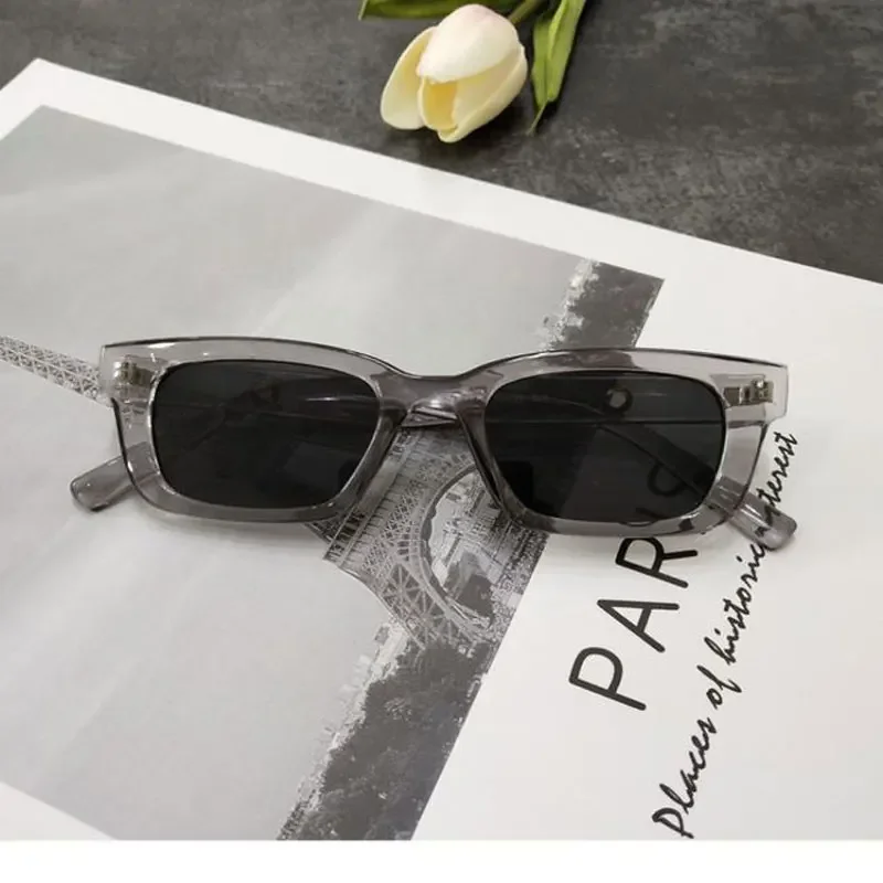 New Women Rectangle Vintage Sunglasses Brand Designer Retro Points Sun Glasses Female Lady Eyeglass Cat Eye Driver Goggles