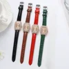 Ladies Watches Small Wrist Leather Strap Watch Fashion Diamond Watch Roman Numeral Battery Watches Temperament Versatile Watch 6