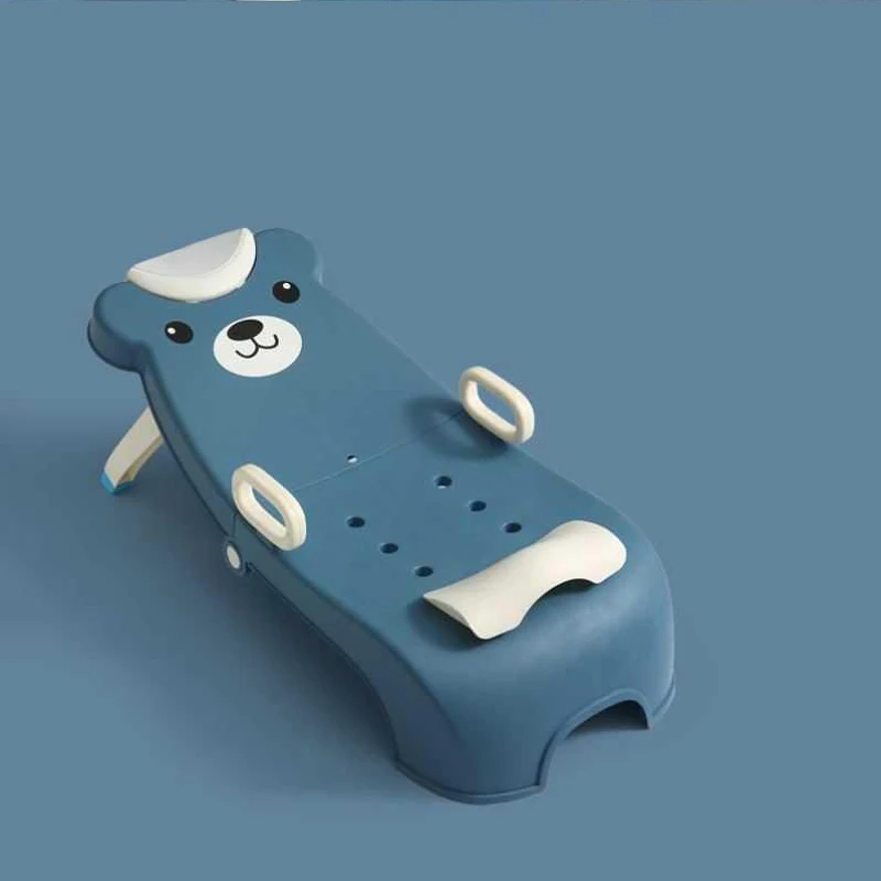 1-8Years Children\'s Shampoo Chair Baby Shampoo Artifact Child Shampoo Bed Foldable Can Sit Lying Home Shampoo Chair For Kids