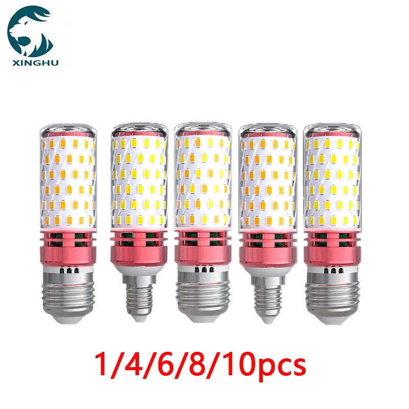 110pcs Led Light Bulb E14 E27 Led Lamp Indoor Warm Cold White Light 3w