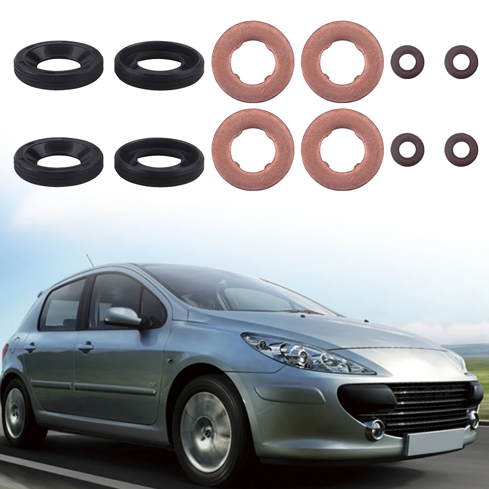 For Peugeot Citroen 1.6 HDi Diesel Injector Seal Washer O-Ring Kit 1982A0 198299