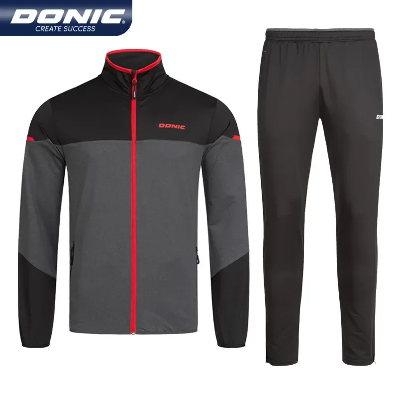 DONIC Table tennis clothes sportswear long sleeve ping pong t-shirts Sport Jerseys tops 88210 jacket coat MEN WOMEN