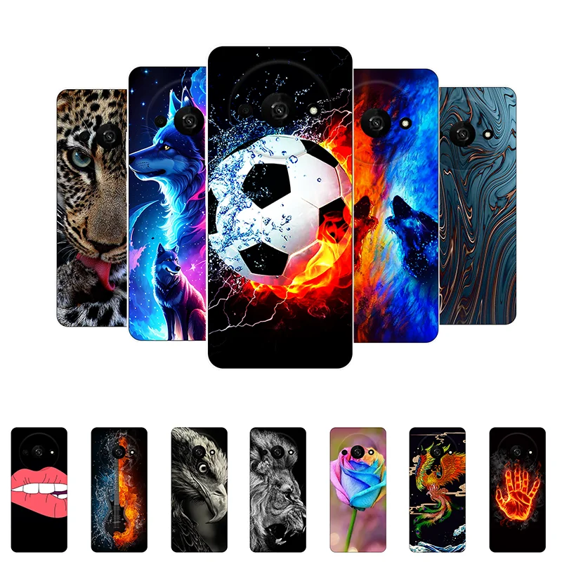 Per Xiaomi Redmi A3 Case Football Soft Custodie Posteriori In Silicone Per Xiaomi Redmi A3 A 3 Cover Per Telefono Redmia3 2024 Etui Funda