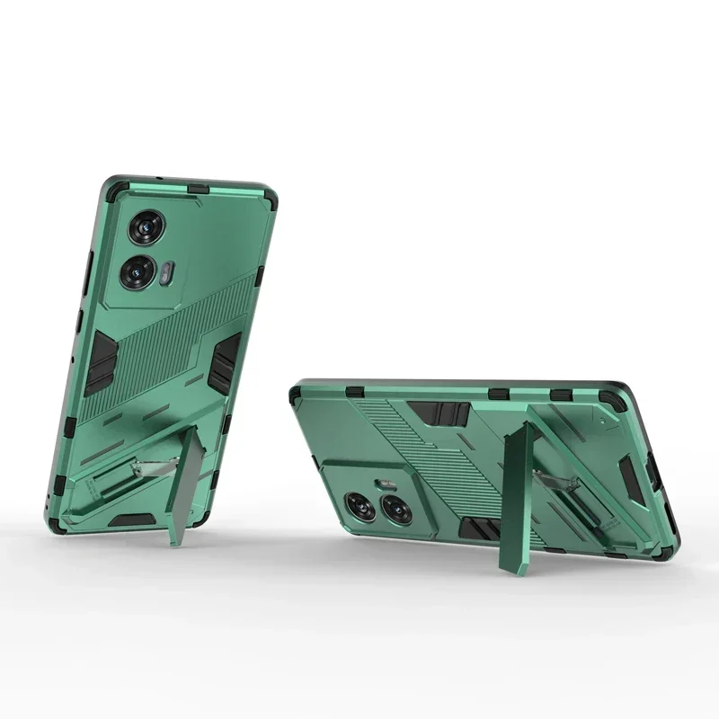 Heavy Duty Armor Phone Case with Kickstand - Shockproof Hard PC Back Cover