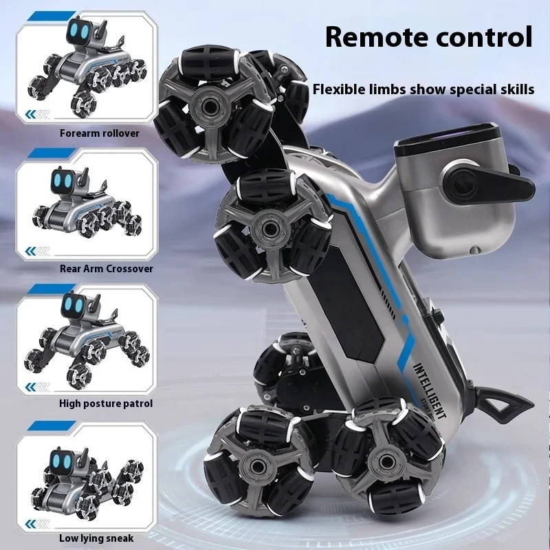 Robot Dog Toy Remote Control Electric Mechanical Stunt 8 Children