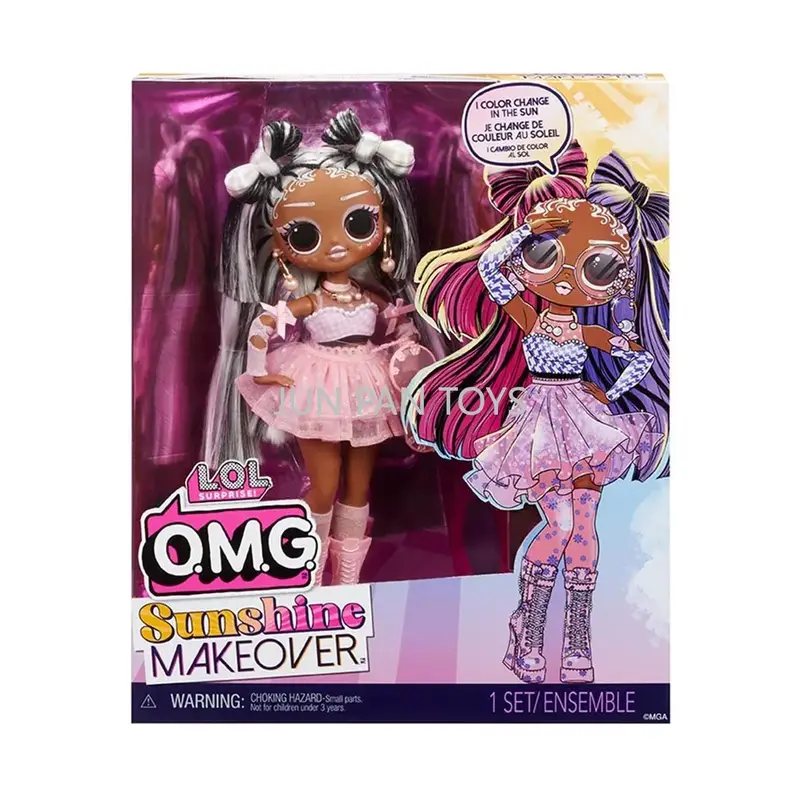 Original LOL Surprise OMG Sunshine Makeover Fashion Doll with Color-Changing Hair by Sun - Kids Gift Teen Fashion Toy Collection - Image 19