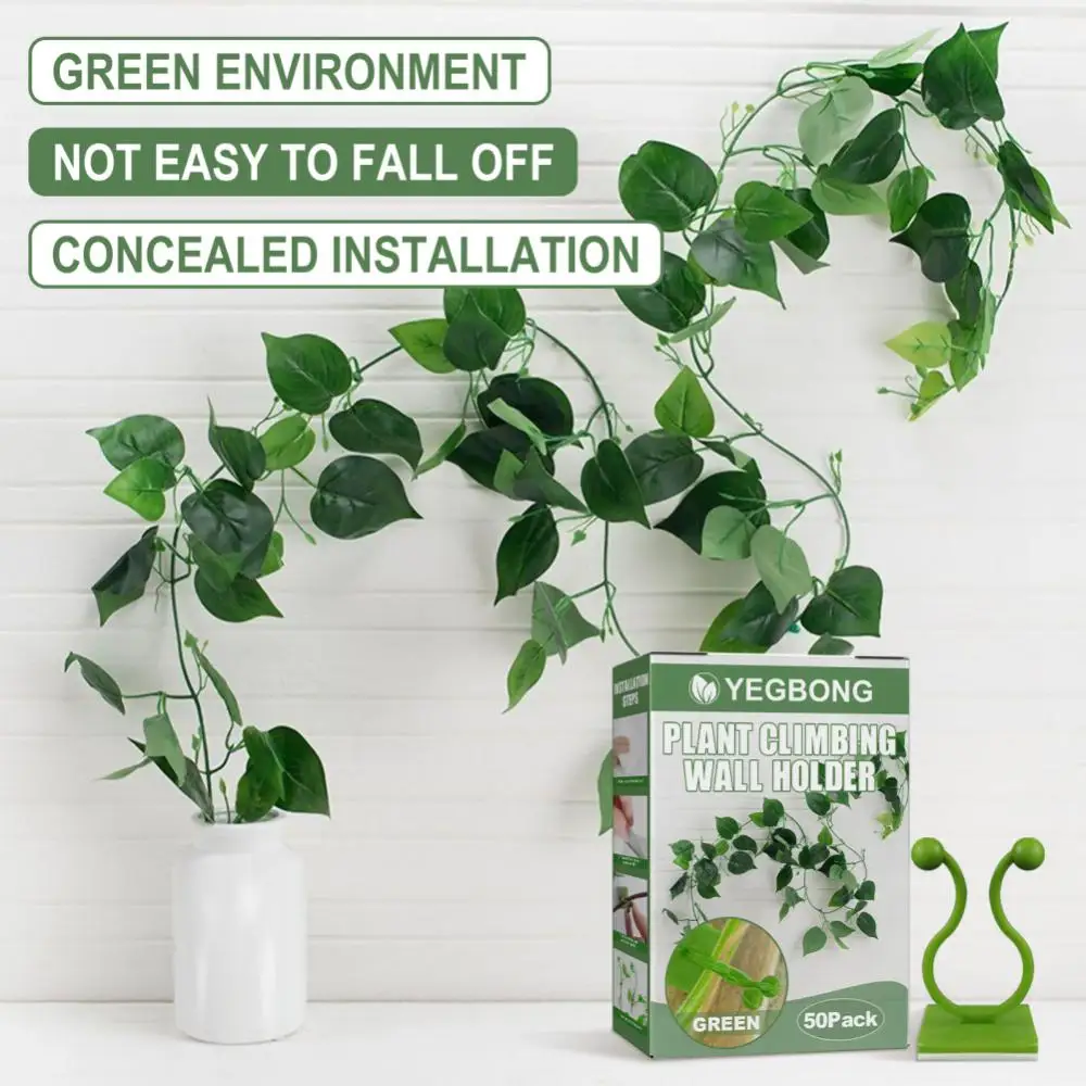 

Garden Hook Holder Plastic Invisible Multi-purpose Strong Suction Knob Self-adhesive Garden Tools Plant Growth Fixator Sticky