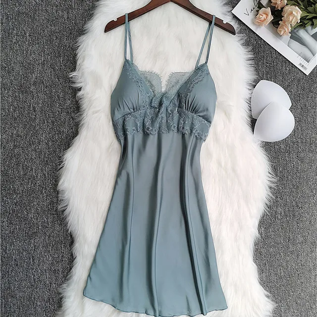 Blanc 5 pièces ensemble de sommeil Pyjamas dame dentelle Satin Pyjamas Kimono robe de bain vêtements de nuit amples maison vêtements col en v vêtements de nuit décontractés