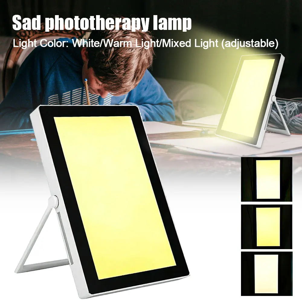 

Daylight Therapy Lamp 35000Lux LED Happy Mood Light Night Light Therapy Seasonal Affective Disorder Anti Depression Lamp
