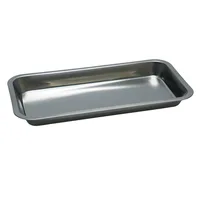 5pcs ทันตกรรมถาดสแตนเลสผ่าตัดทางการแพทย์ถาดสําหรับเครื่องมือโลหะแผ่นสแควร์ทันตกรรม Lab เครื่องมือกล่องเก็บจาน 4